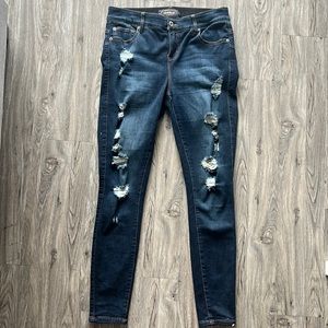Size 12R Torrid Bombshell Skinny Dark Wash Jeans